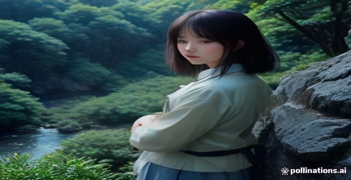日本京都岚山竹林小道，阳光从高耸竹竿间斜射而下，游客沿石板路缓步而行，画面静谧禅意，是日韩旅游最具代表性的意境之一